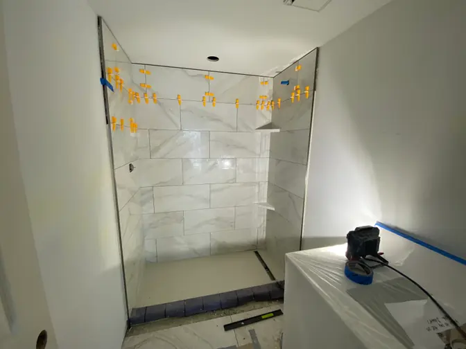 Naples Kitchen and Bath bathroom remodeling with tile and vanity details